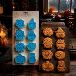 Halloween süteménykiszúró szett lapon 8 darabos CK-150