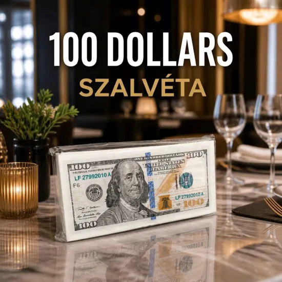 100 dolláros szalvéta - 15 darabos