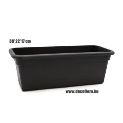 Balkonláda - muskátli láda - virágláda - Polimondo 39*17*22 cm