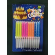 Szülinapi gyertya szett*12