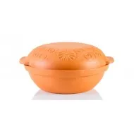 HŐÁLLÓ KERÁMIA RÓMAI TÁL KEREK+AJÁNDÉK RECEPTESKÖNYV H1