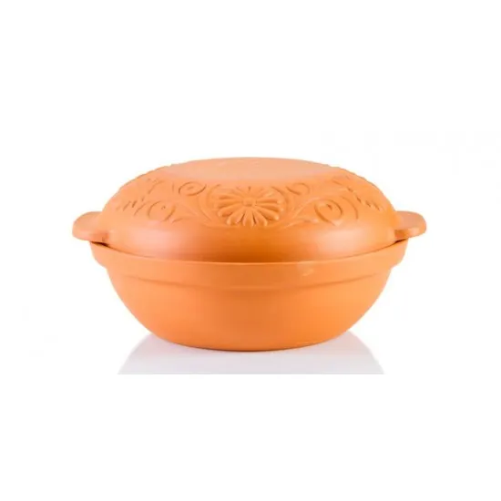 HŐÁLLÓ KERÁMIA RÓMAI TÁL KEREK+AJÁNDÉK RECEPTESKÖNYV