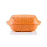 HŐÁLLÓ KERÁMIA RÓMAI TÁL 6  LITER+AJÁNDÉK RECEPTESKÖNYV H2