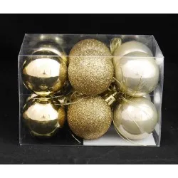 Karácsonyfa gömbdísz 40 mm 12 db