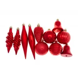 Karácsonyfadísz szett 11db