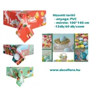 Húsvéti mintás PVC teritő 4 féle 100*140 cm