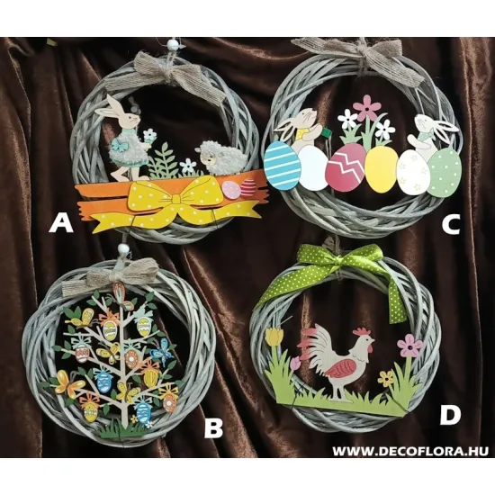 Húsvéti ajtódísz - húsvéti kopogtató