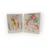 Ajándéktasak Unikornis design M méret  23*18*9 cm