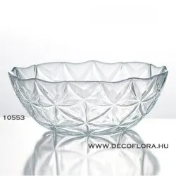 Metszett üvegtál Estrella 24x10 cm