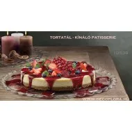 Üveg tortatál Pattiserie 400 mm