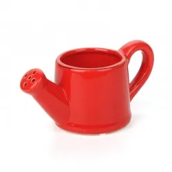 Kerámia locsolókanna piros 7,3x7cm