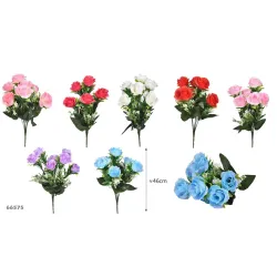 Rózsacsokor 7 fejes 36 cm