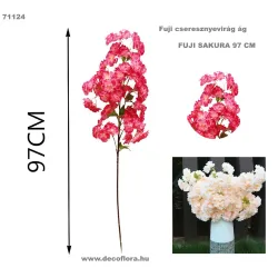 Cseresznyevirág ág  Fujisan Sakura 97 cm 71124