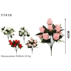 Rózsacsokor Parla 12 fejes 40 cm