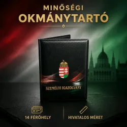 Személyigazolványtartó - okmánytartó - Prémium Magyar -14 zsebes