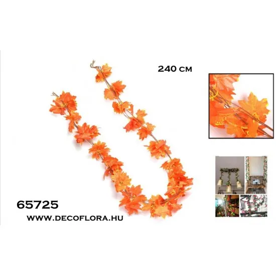 Őszi leveles girland 240 cm