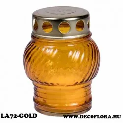 Üvegmécses fémtetővel LA72 - Arany