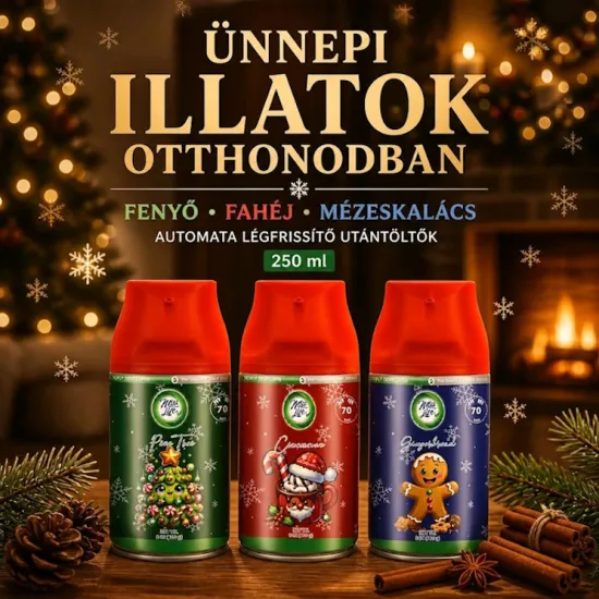 Miss Life légfrissítő ut. készülékbe 250 ml - Karácsony - ünnepi illatok