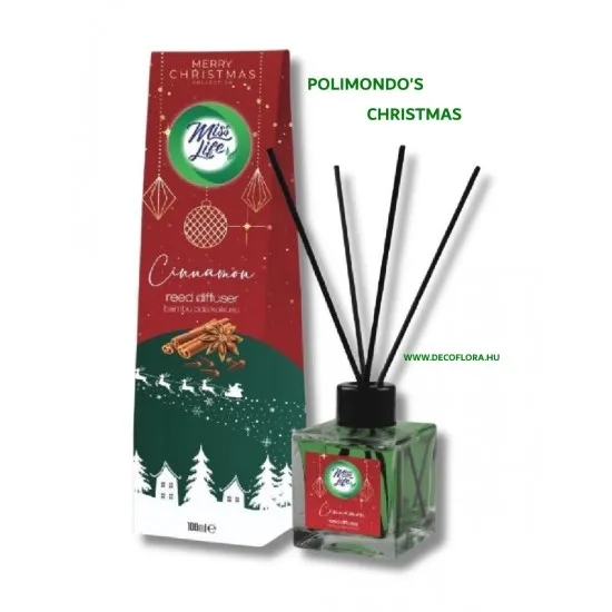 Pálcikás illatosító Miss Life Fahéj - Cinnamon 100 ml