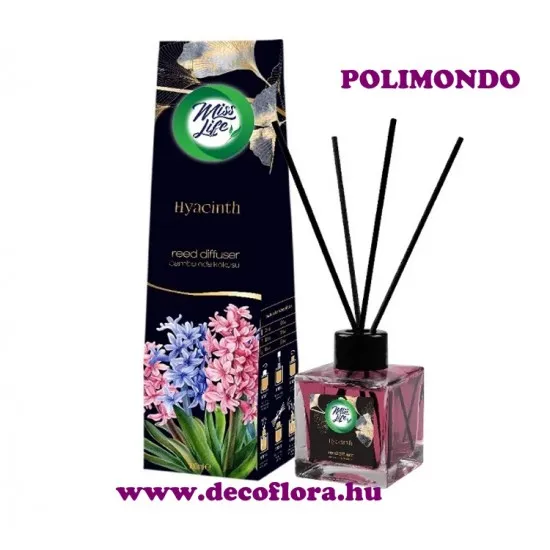 Pálcikás illatosító Miss Life Jácint- Hyacinth 100 ml