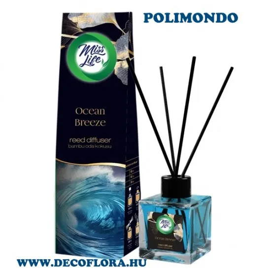 Pálcikás illatosító Miss Life Ocean - Óceán 100 ml