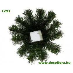 Fenyőtál hungarocell betéttel műfenyővel 20*35 cm 