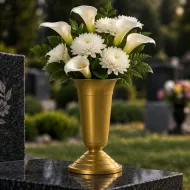 Sírváza nehezített - AURUM - Arany 25 cm