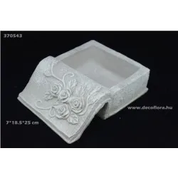 Kőkaspó nyitott könyv  7*18,5*25 cm