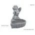 Kőangyal imádkozó, körtállal  18*22*18 cm