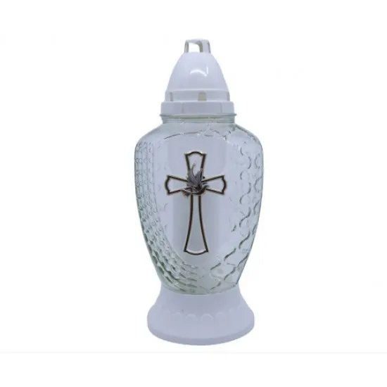 Kegyeleti mécses KERESZT A SZENTLÉLEKKEL Z-1435 KB