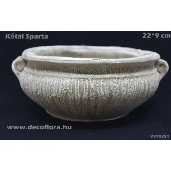 Kőtál Sparta 22*9 cm
