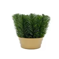 Fenyőtál műfenyővel 20*35 cm 