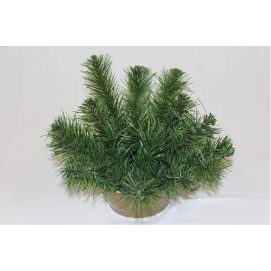 Sírtál műfenyővel - nyújtott 35 cm