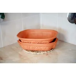 HŐÁLLÓ KERÁMIA  RÓMAI TÁL 8 liter+AJÁNDÉK RECEPTKÖNYV H2