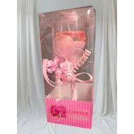 Zselésgyertya üvegkehelyben Rózsaszín